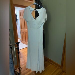 Azazie Sky Blue Rylee Bridesmaids Dress